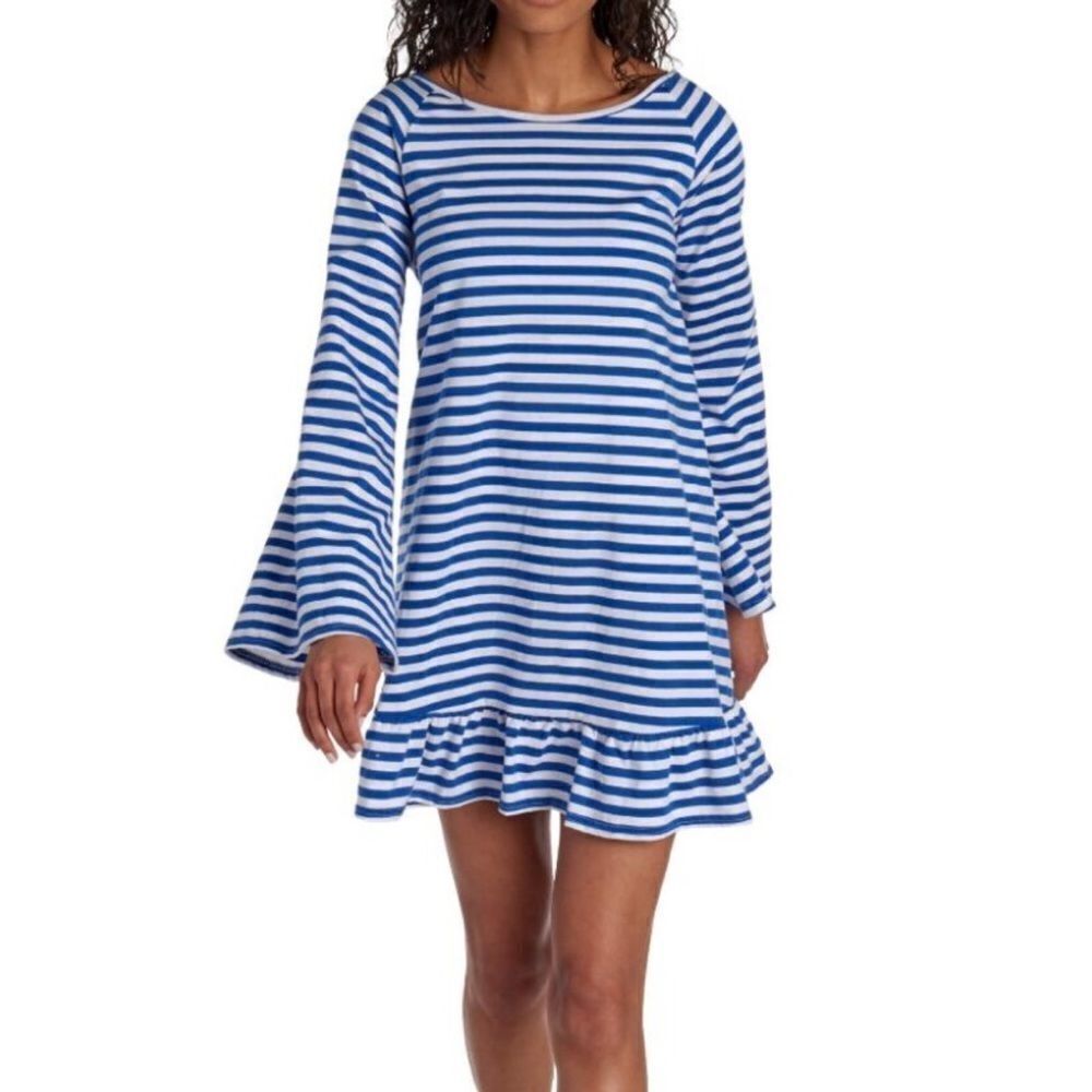 Philosophy Salavina Stripe Fringe Embellish Dress